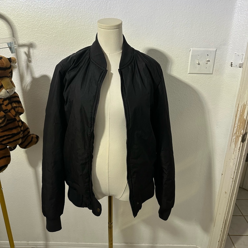 Hype Black Bomber Jacket